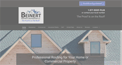 Desktop Screenshot of beinertroofing.com